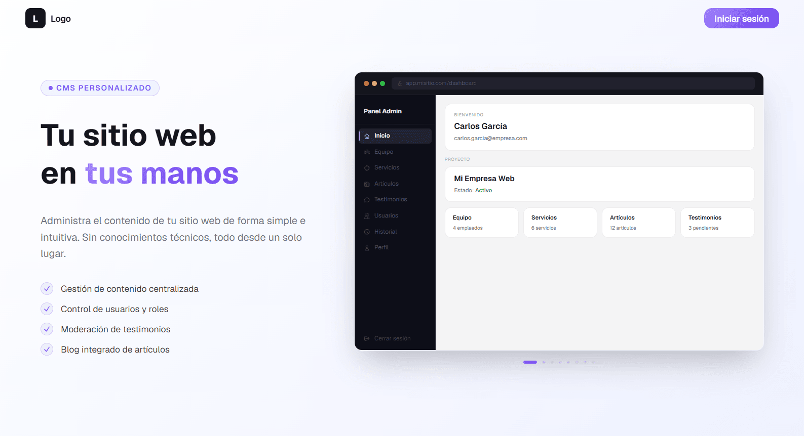 Content Management System - App Web